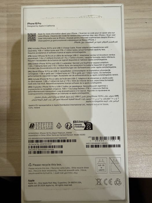 Iphone 16 Pro 256 GB