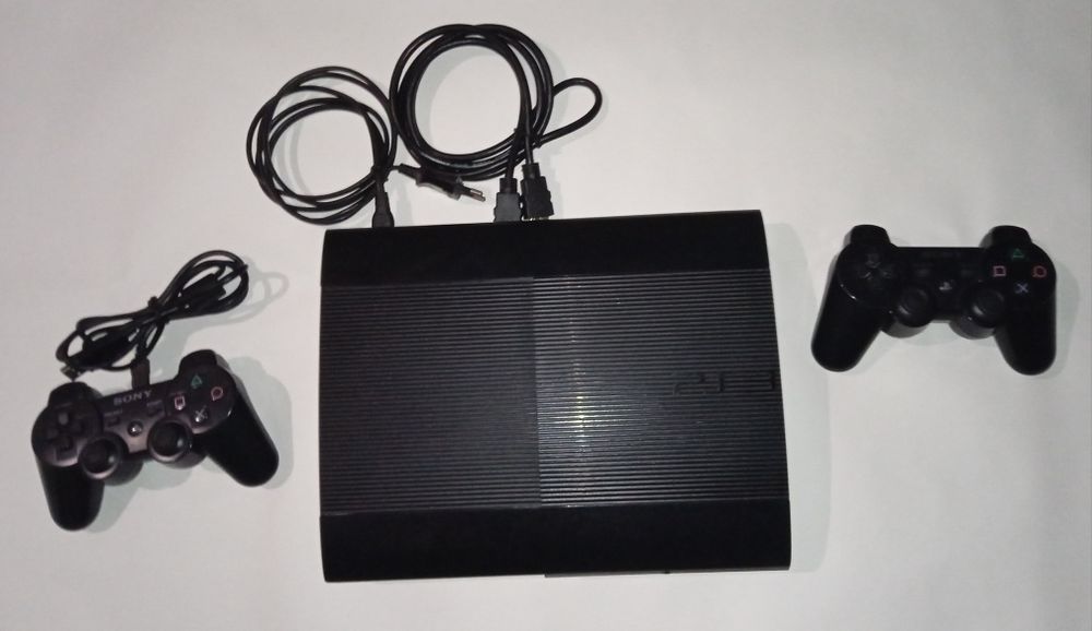Прошитая PS3 Slim 500gb, игры