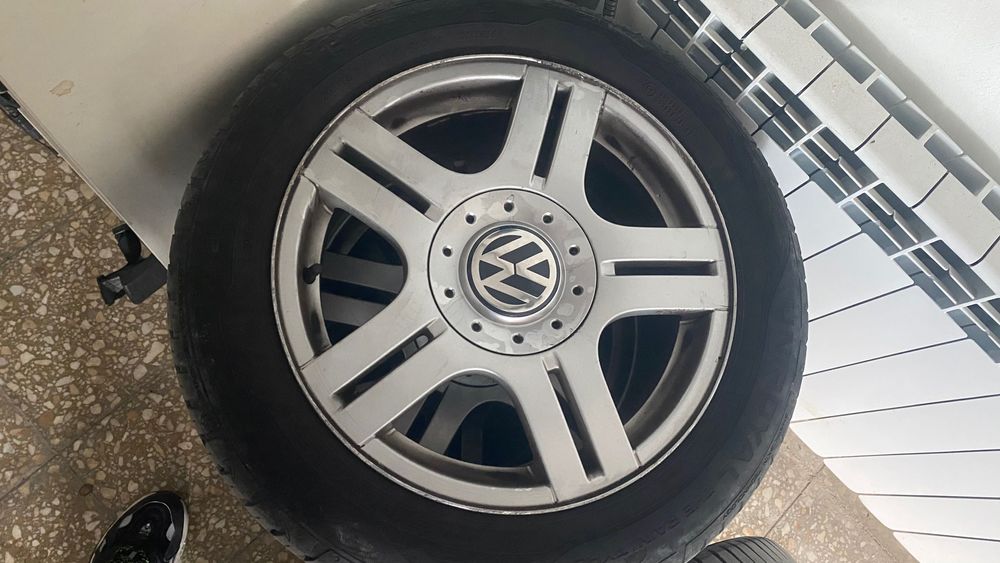Алуминиеви джанти с гуми 16ки за vw 5 по 112