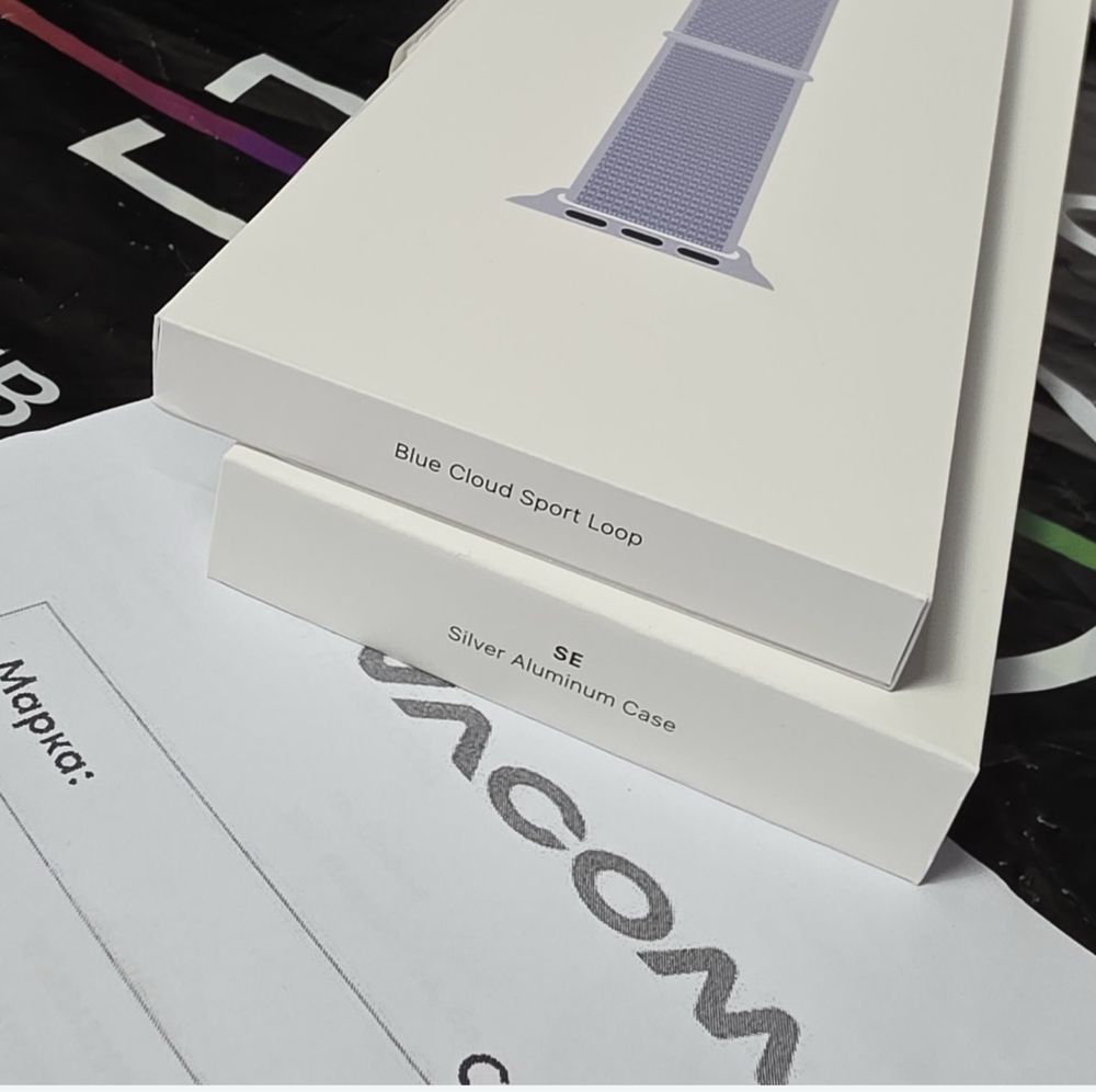 ЗАПЕЧАТАН 44mm Apple watch SE2 v3 Гаранция Vivacom 2027г. Silver Blue
