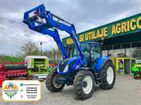 New Holland T5 120 Electro Command incarcator frontal, 4x4, 120CP, cutie semi-automata, adus din Franta