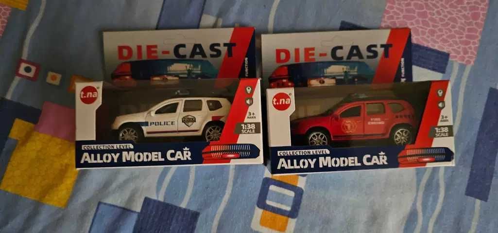 macheta dacia duster pompieri si politie