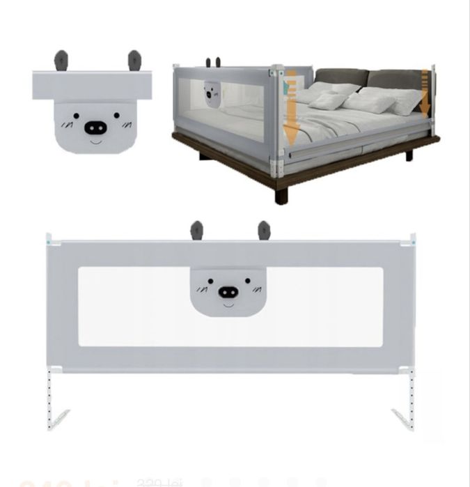 Set bariere protectie pat culisante 180x200