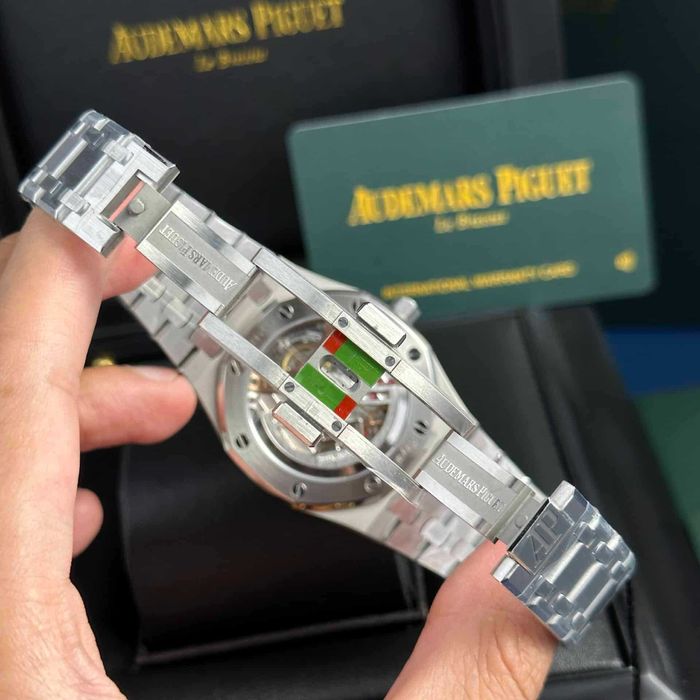 audemars piguet royal oak Extra-thin сребристо/синьо