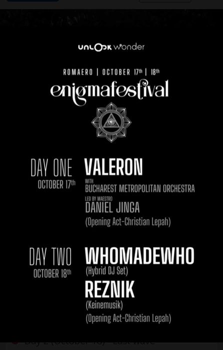 Bratari Enigma festival