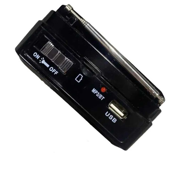 Radio cu panou solar, WI-FI, MP3, TUNER FM, lanterna, Bluetooth si USB
