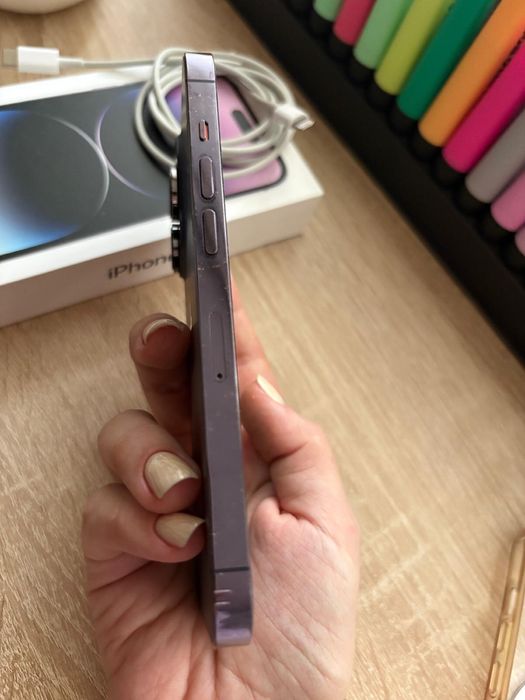 Iphone 14 pro, 128gb, deep purpe