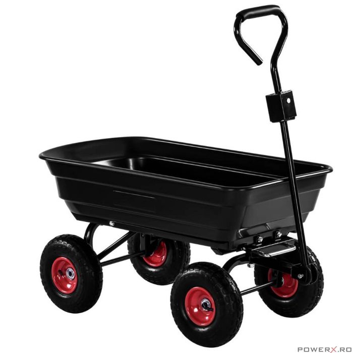 Carucior pentru transport, capacitate 75 litri, 300 Kg, Kraft