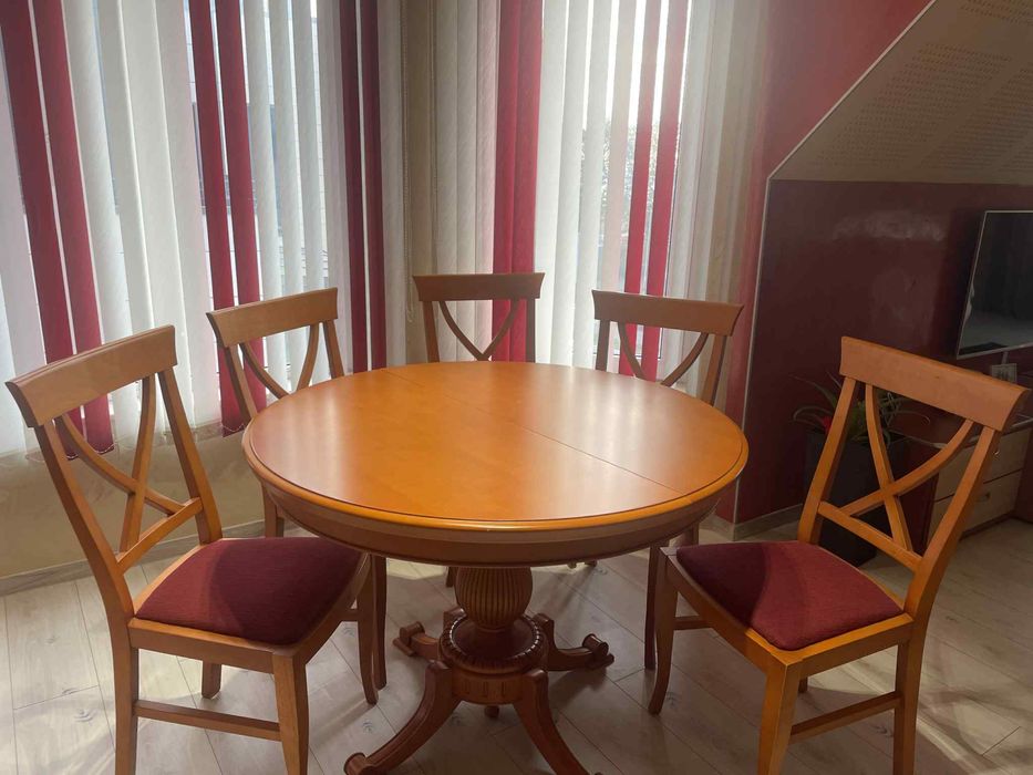 Маса и столове- кафяви