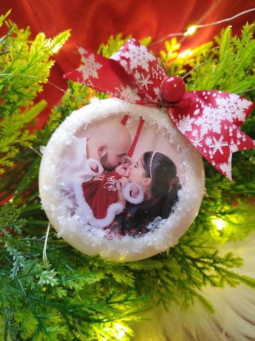 Бюджетни персонализирани бели топки (шайби)  8см