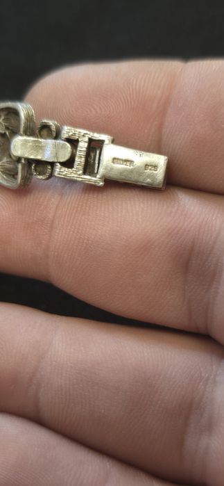 Brățară argint masivă