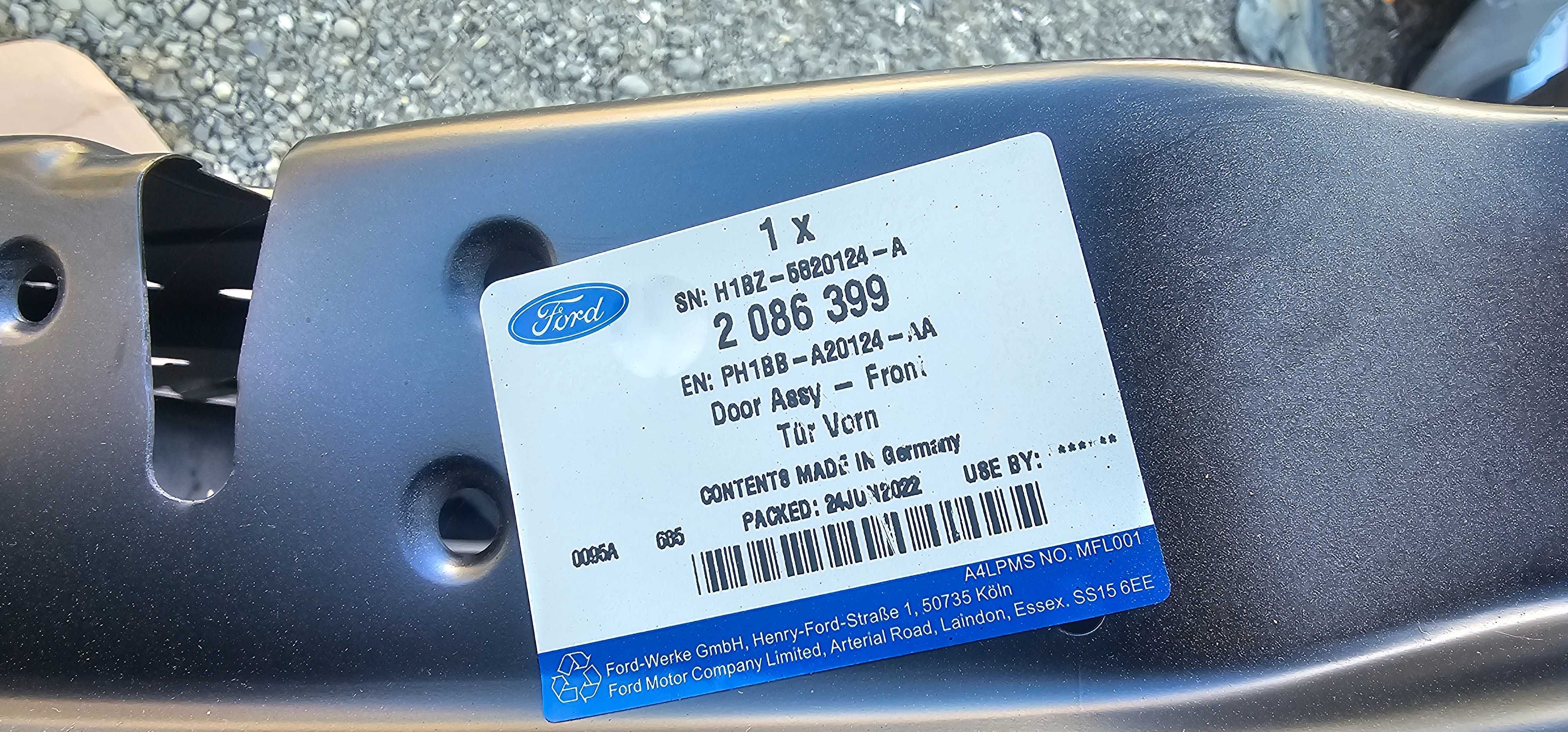 Usa dreapta fata NOUA Ford Fiesta mk8 2017 2018 / 2019 2020