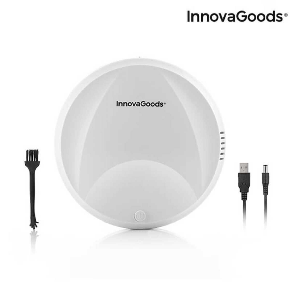 Прахосмукачка Робот InnovaGoods Rovac 1000, Бял