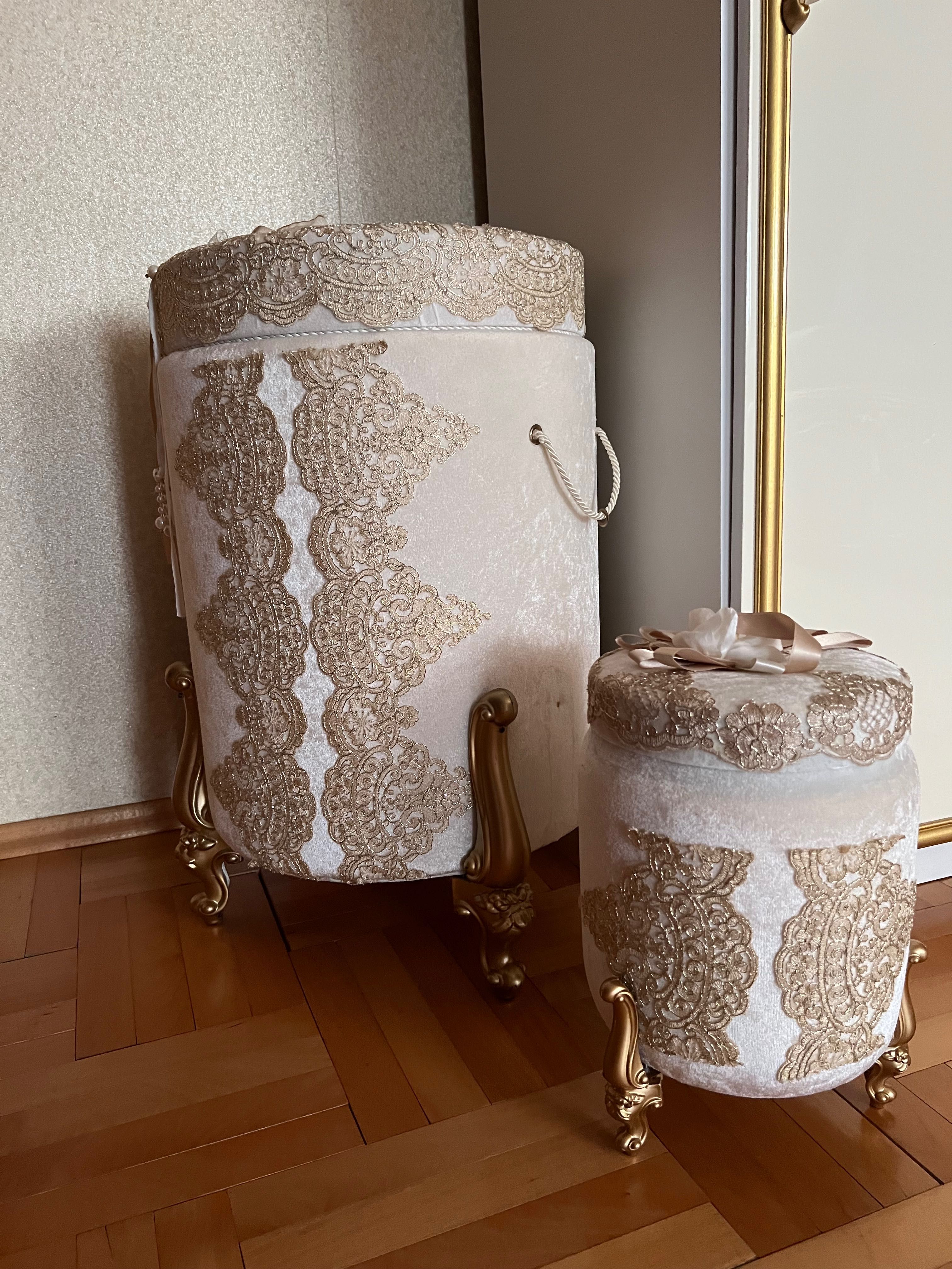 Луксозен комплект кошове за пране – голям и малък