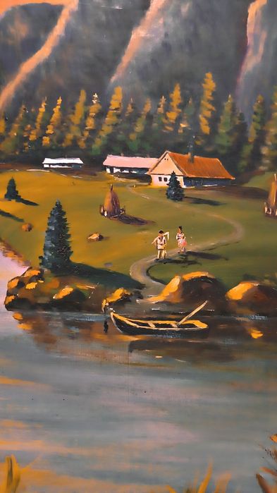 Tablou pictat pe pânză în ulei