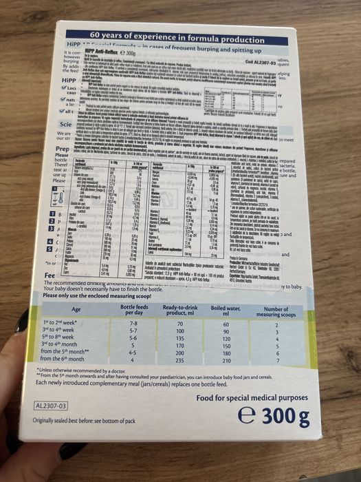 Formula Hipp Anti Reflux 300g