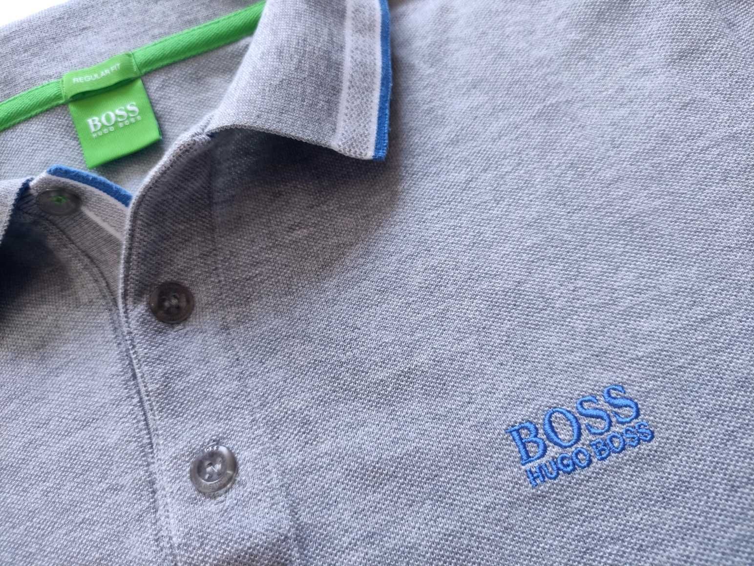 Hugo Boss Cotton Polo Shirt 2 бр. - L и М - оригинални мъжки тениски