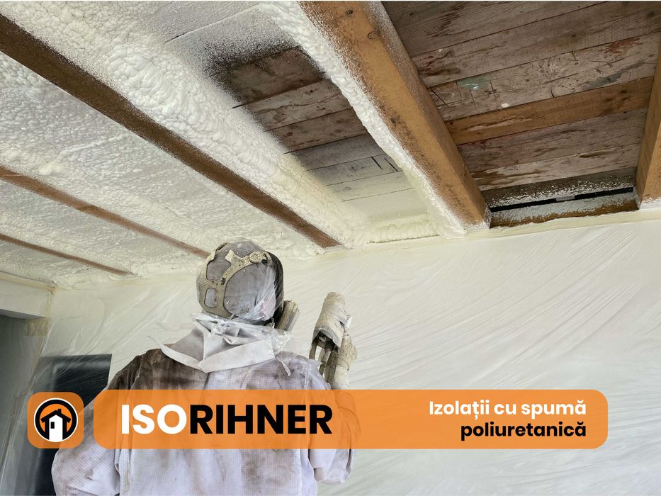 Termoizolații tavan cu spumă poliuretanică HUNEDOARA