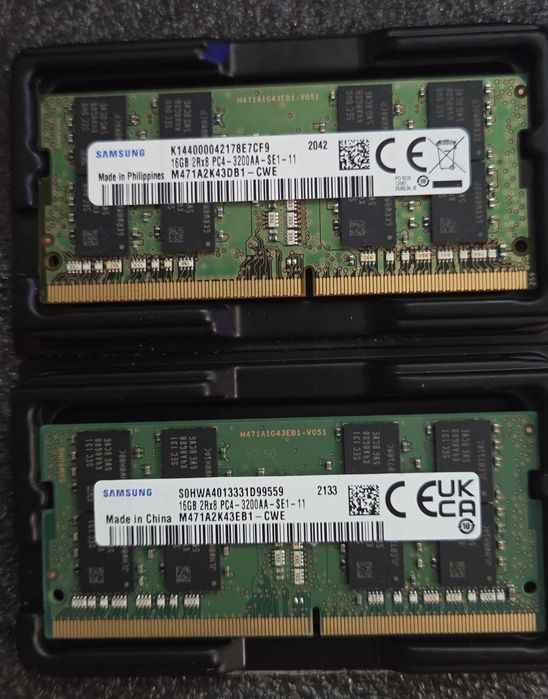 Memorie laptop Sodimm 32Gb DDR4 - 2 x 16 Gb Ddr4 3200Mhz
