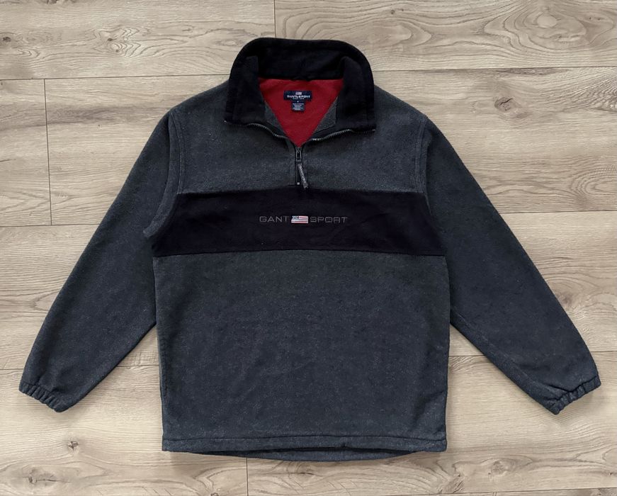 Bluza GANT USA cu Guler Gri Barbati | Marime M