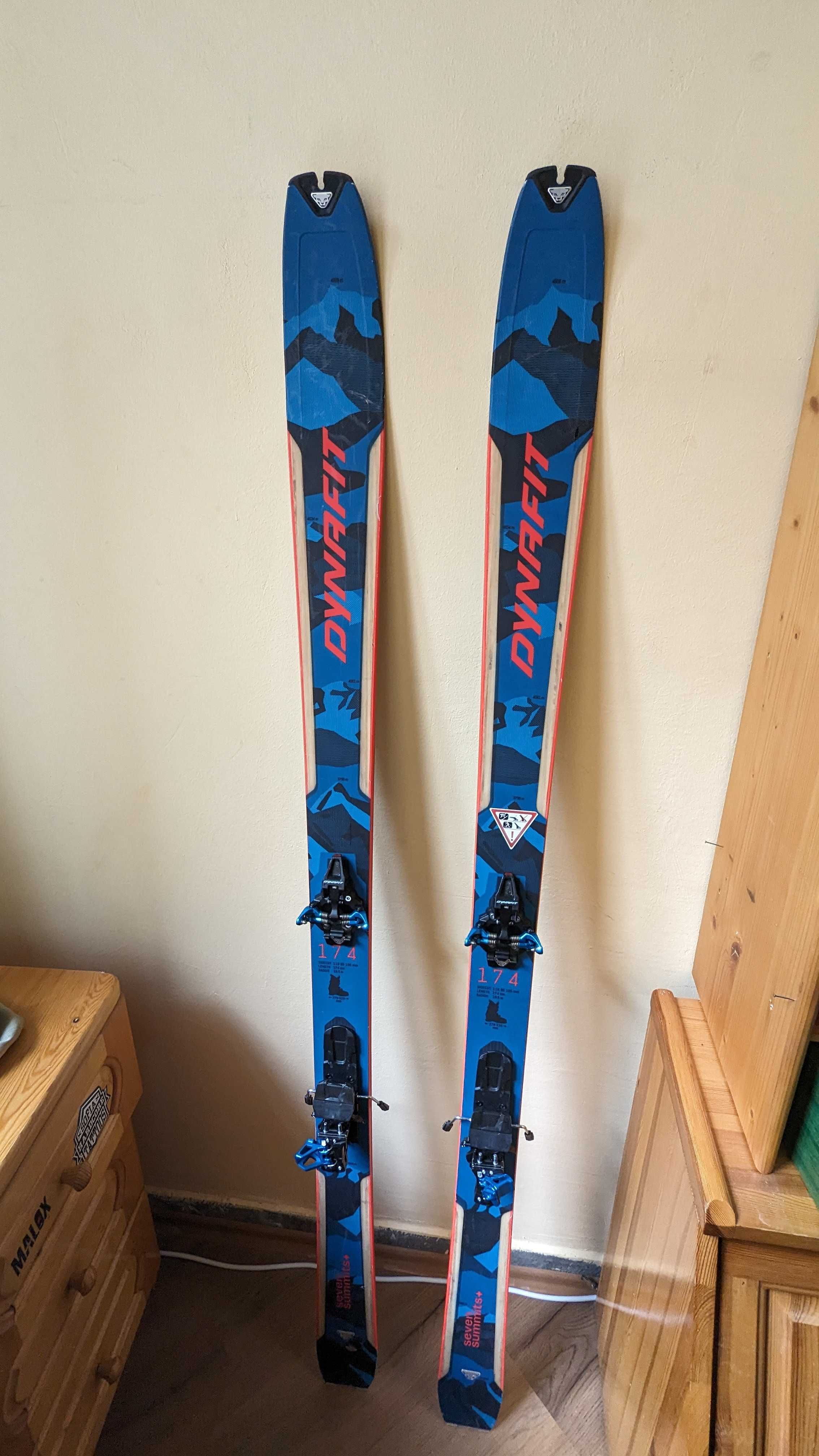 Ски туринг Динафит, Touring ski, 174cm, 85mm