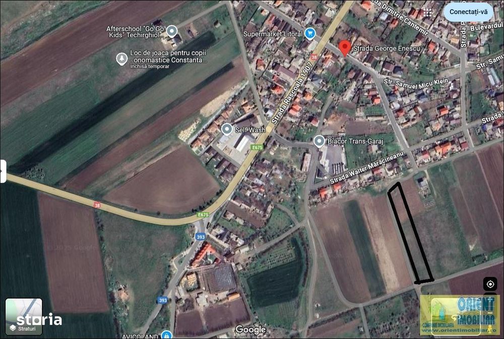 Techirghiol, teren 2.496mp, extravilan