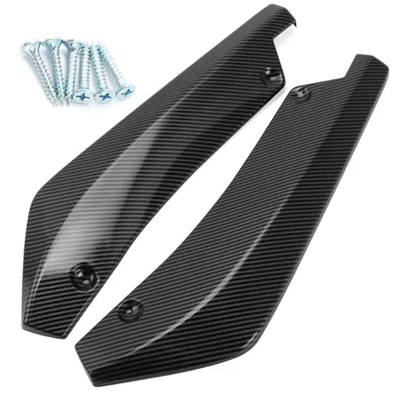 Добавки задна броня BMW E60/E61/E90/E91/F10/F11– карбон,Черен гланц