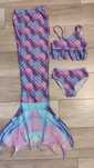 Costum de baie nou cu coada de sirena pentru copii 7-8 ani