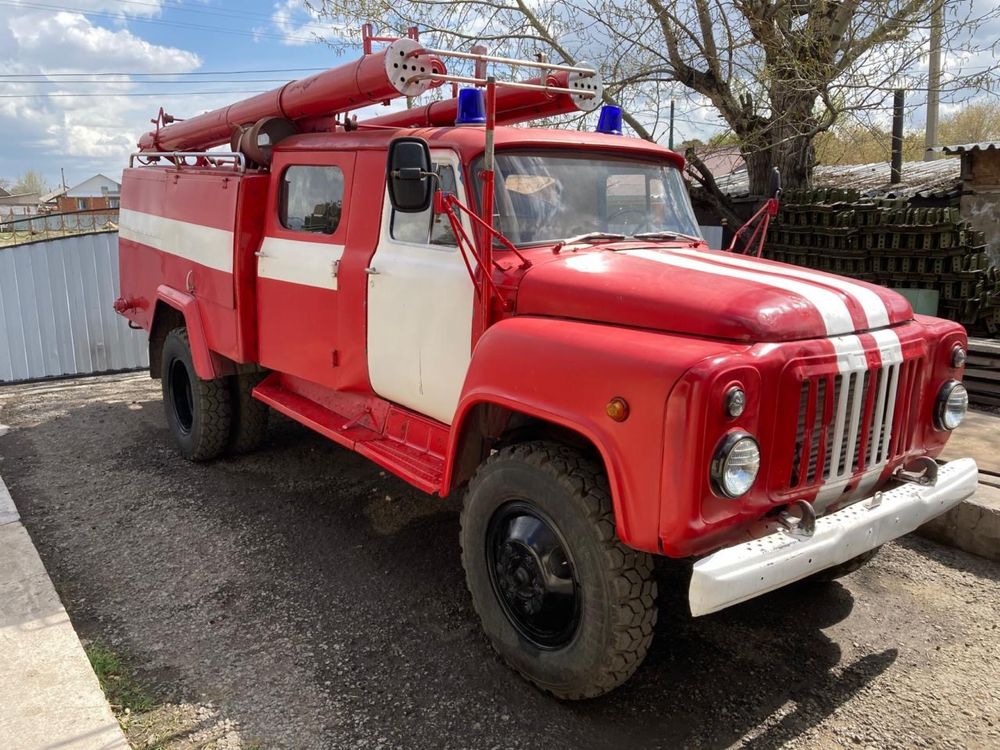 Газ-53. (АЦ-30) Пожарная машина.