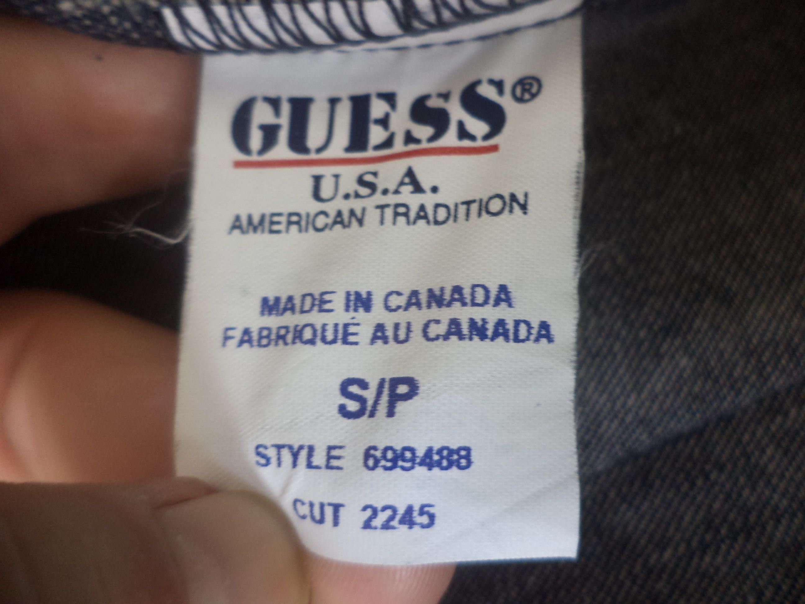 Ново дънково яке Guess размер S