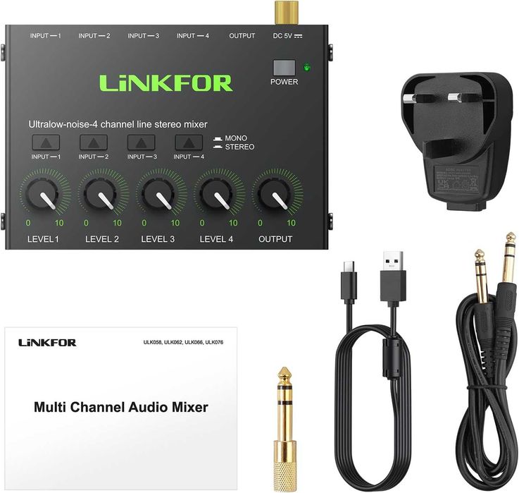4-канален аудио миксер