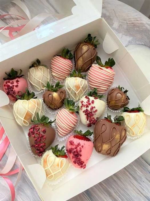 Клубника в шоколаде Астана Подарок. Доставка цветы