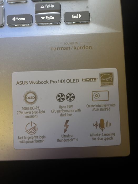 Геймърски лаптоп asus vivobook 14x pro oled