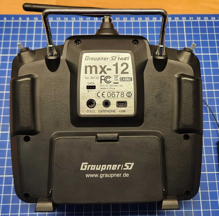 Telecomanda Graupner MX-12 aeromodel 2,4 GHz nouă radiocomanda