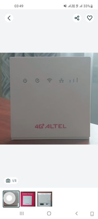 Алтел роутер 4G продам