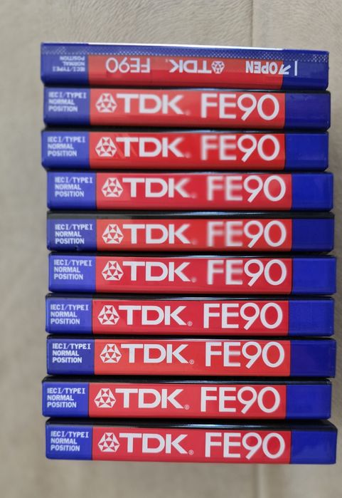 Set 10 casete audio TDK sigilate