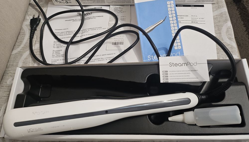 Преса за коса на Loreal SteamPod 3.0