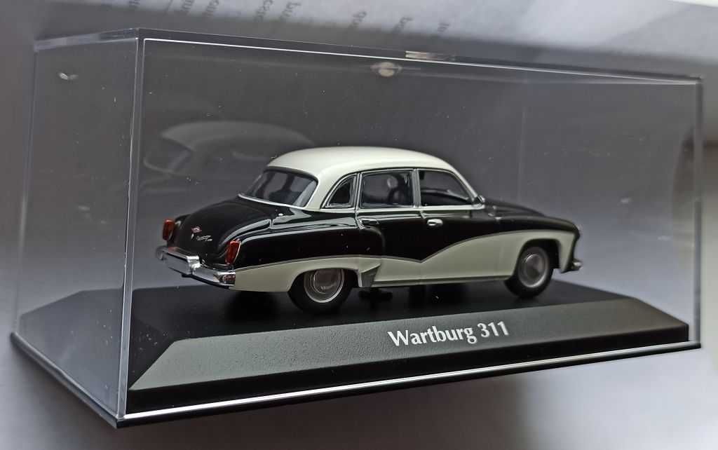 Macheta Wartburg 311 1959 alb/negru - Minichamps 1/43