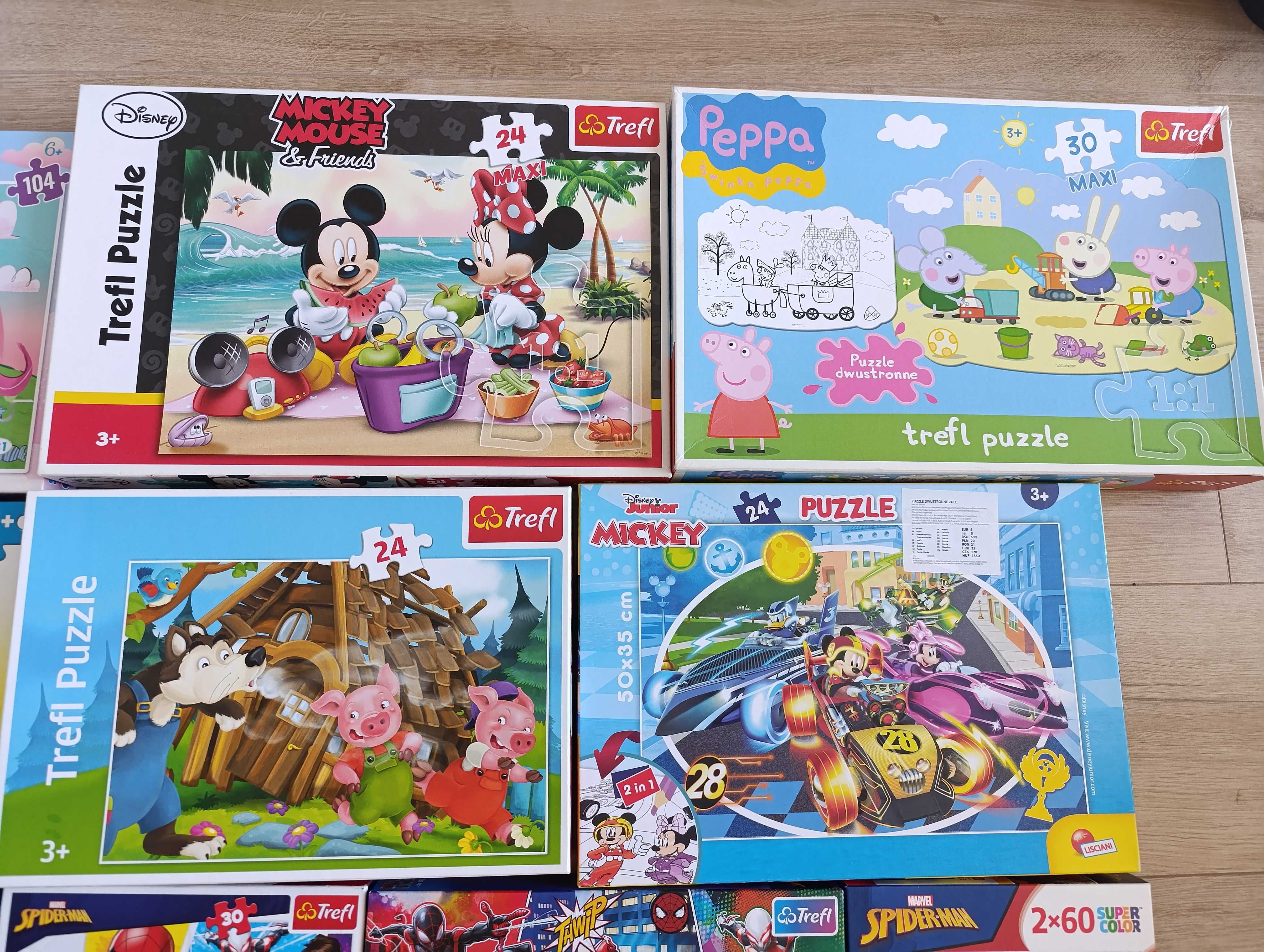 Пъзели Clementoni, Ravensburger, Trefl