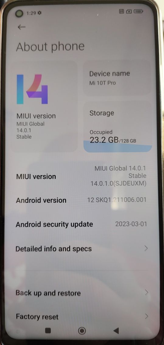 Xiaomi mi 10T pro 5G full box