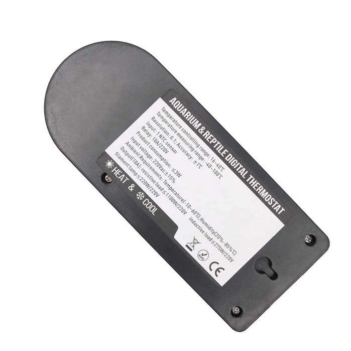 Termostat pentru reptile, controler inteligent de temperatură