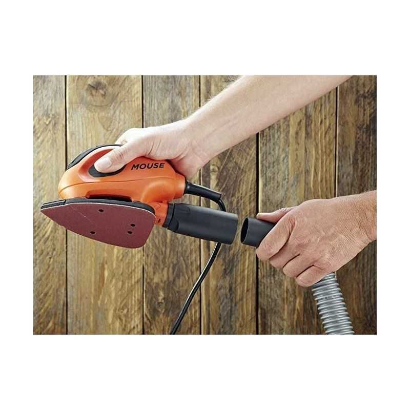 Slefuitor cu excentric, talpa triunghiulara, , Black+Decker