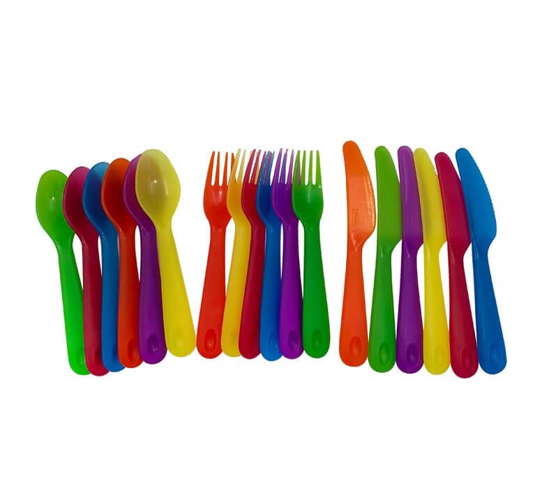 Set de 18 tacamuri reutilizabile BPA free din plastic - SIGILAT