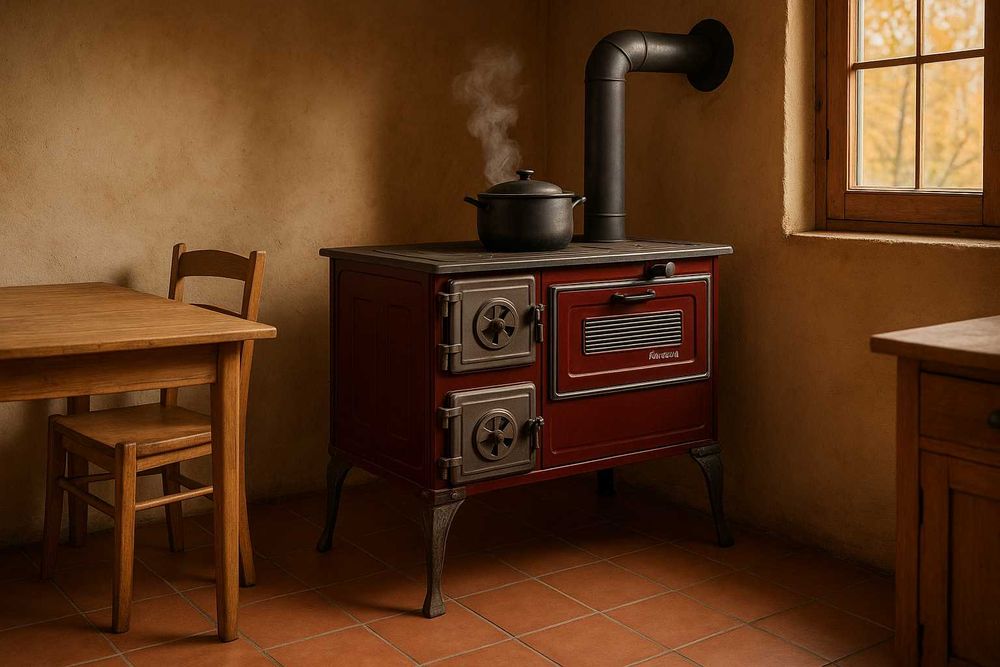 Soba Lemne Plita Cuptor Gatit Incalzit 6.7 kW LIVRARE GRATUITA BN