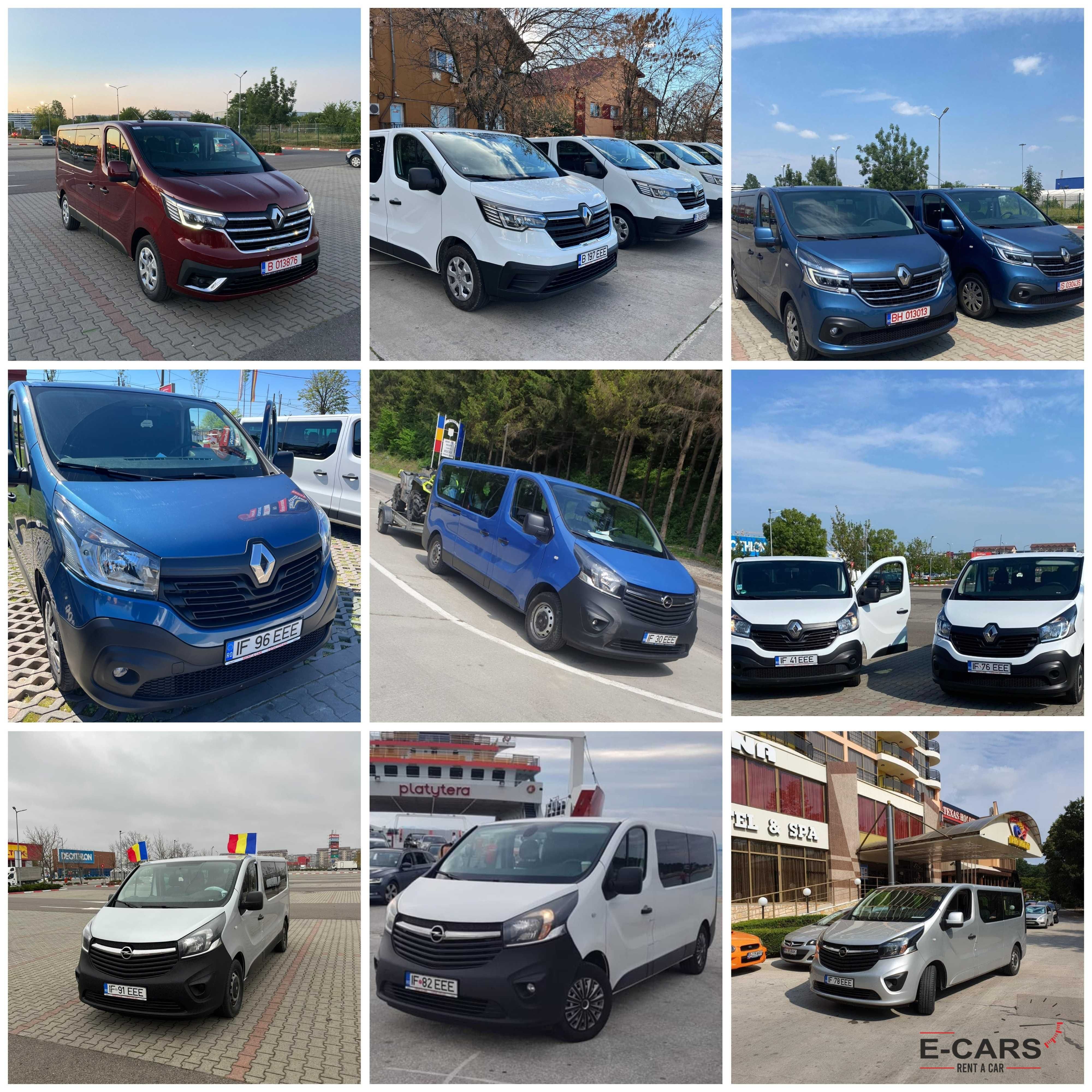Inchiriere auto microbuz 8+1 locuri | Închirieri 7,8 & 9 locuri | RENT