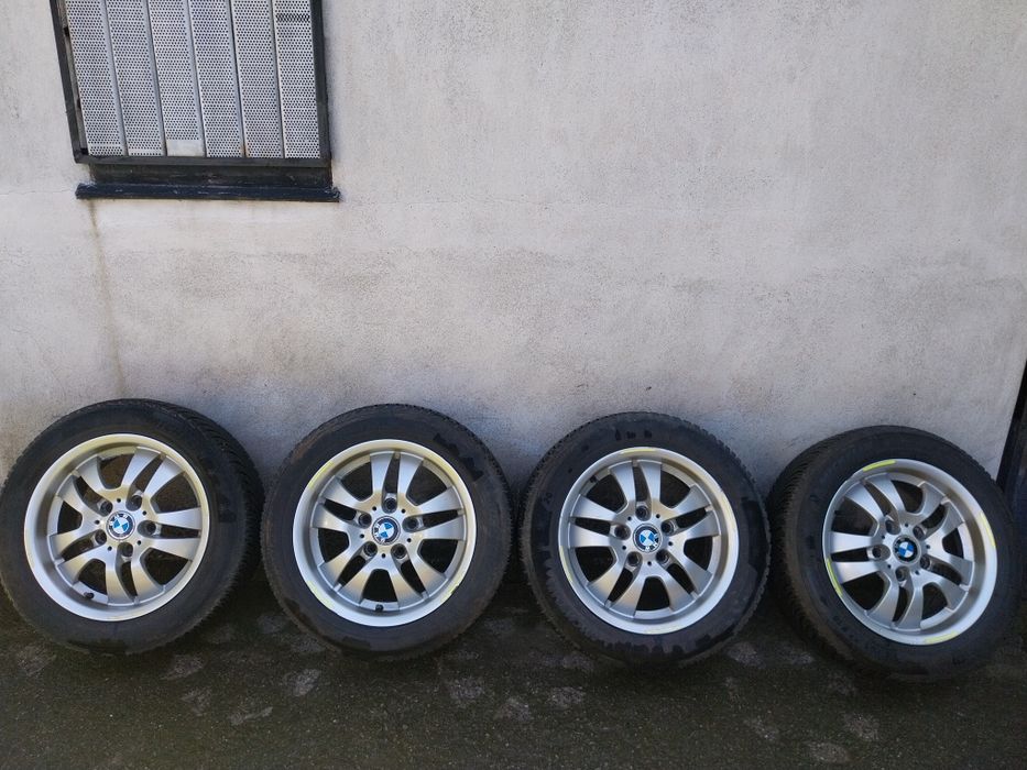Оригинални Алуминиени джанти 16 Гуми Michelin Alpin 5 ET34 7J БМВ/BMW
