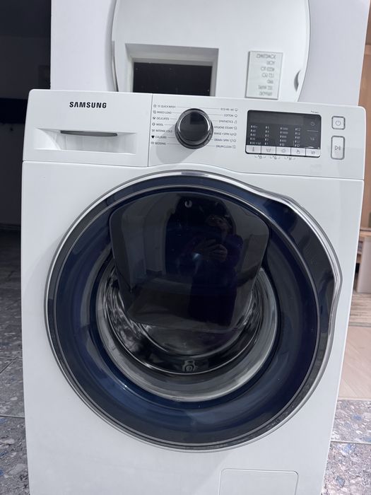 Masina de spalat rufe Samsung 8 kg, Slim, Ecobubble, stare excelenta