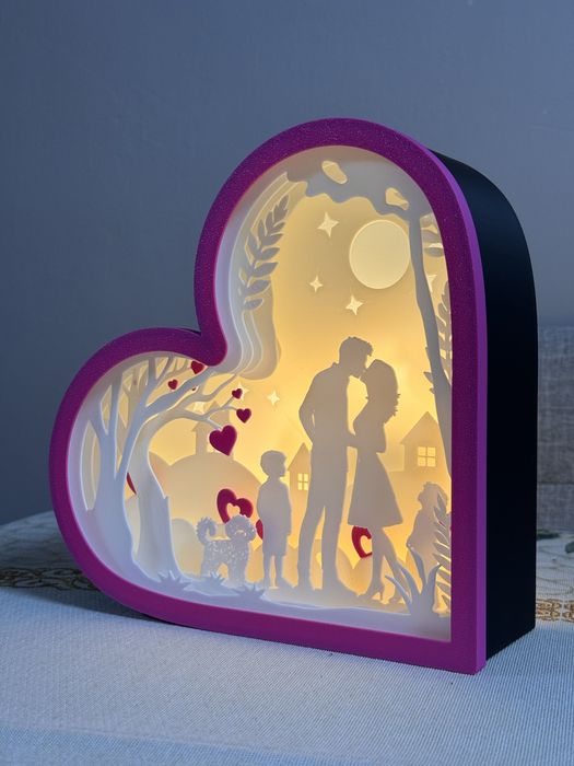 Подарък за Свети Валентин-лампа