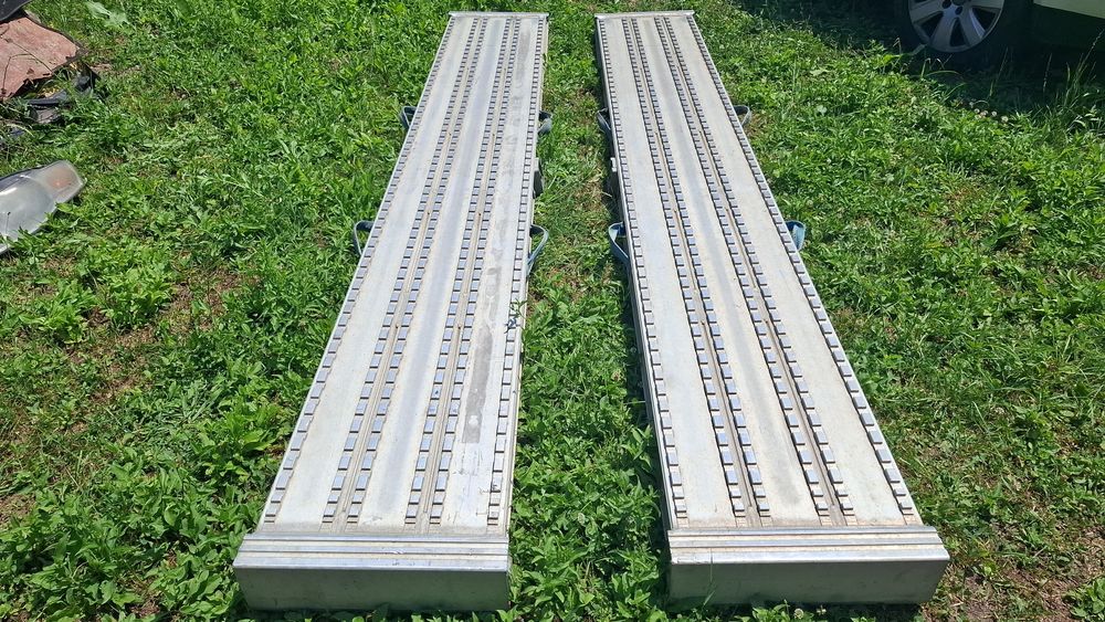 set rampi trailer 24-32tone 2.4m  3m lungime 45cm latime cale tra