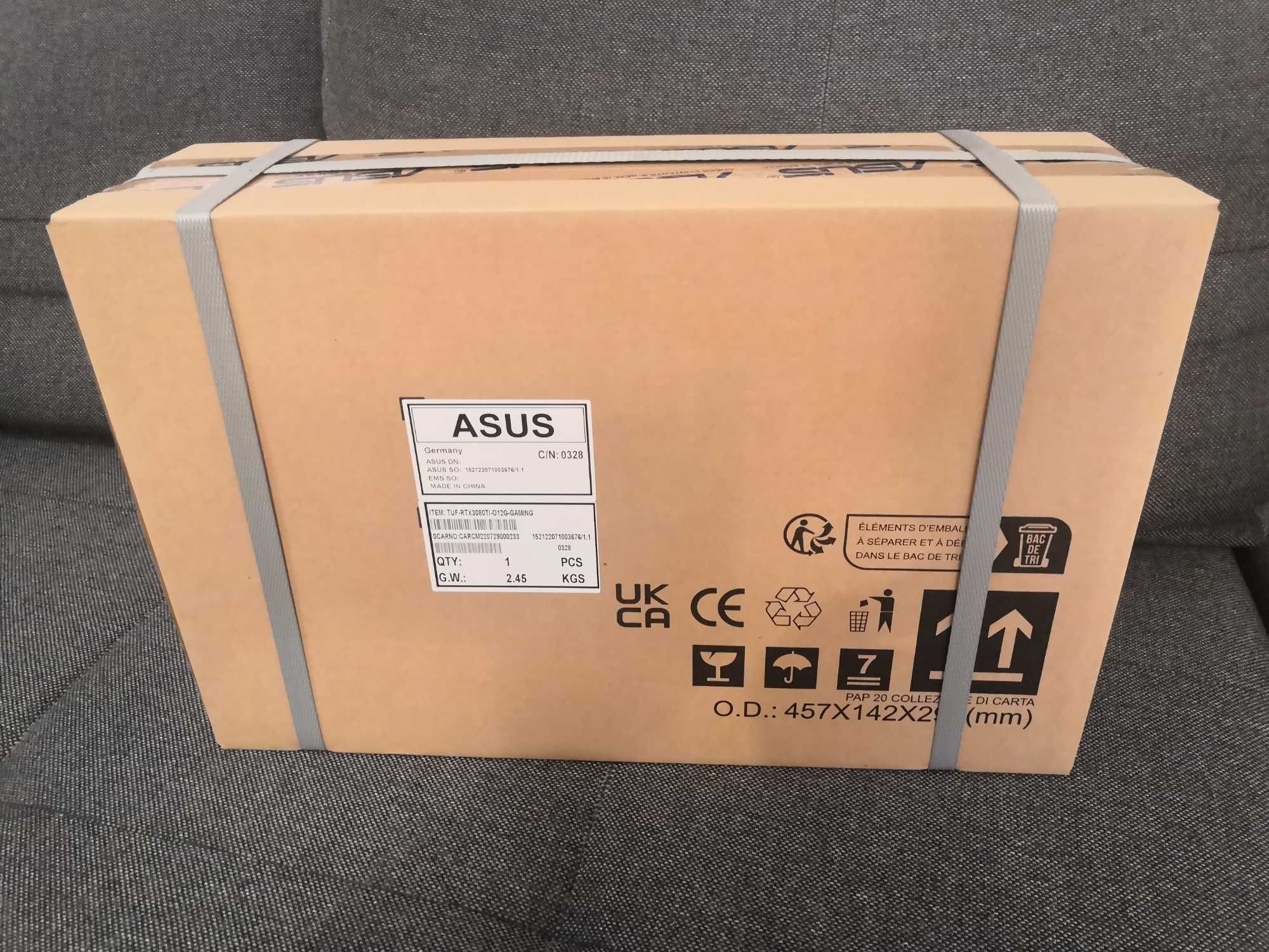 Чисто нова видео карта ASUS GeForce TUF RTX 3080 Ti O12G-GAMING 12 GB